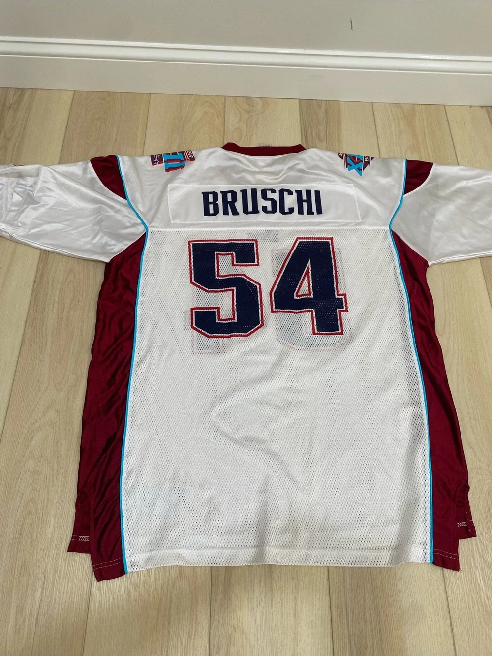 Reebok New England Patriots Tedy Bruschi Super Bowl XLII Authentic NFL XXL